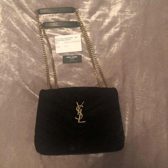 YSL LouLou Shoulder bag (Velvet) - Picture 1 of 5